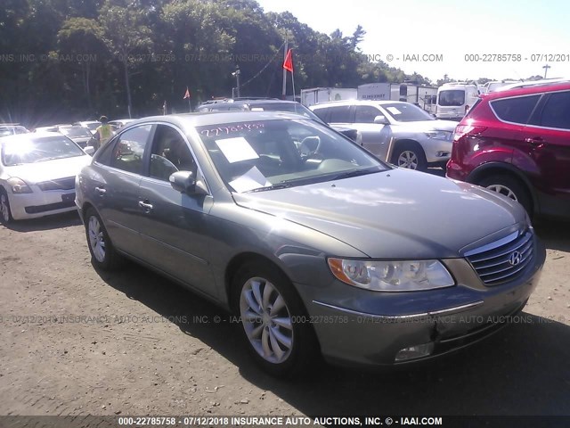 KMHFC46F88A286766 - 2008 HYUNDAI AZERA SE/LIMITED GRAY photo 1