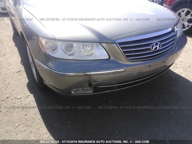 KMHFC46F88A286766 - 2008 HYUNDAI AZERA SE/LIMITED GRAY photo 6