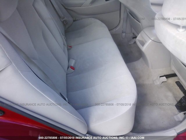4T1BE46KX9U322754 - 2009 TOYOTA CAMRY SE/LE/XLE RED photo 8