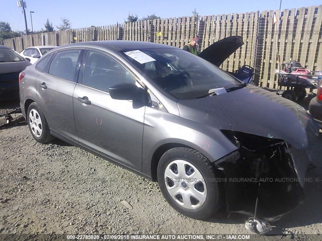 1FADP3E27DL275447 - 2013 FORD FOCUS S GRAY photo 1