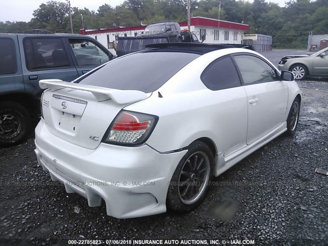 JTKDE177970208957 - 2007 TOYOTA SCION TC 白色 照片 4