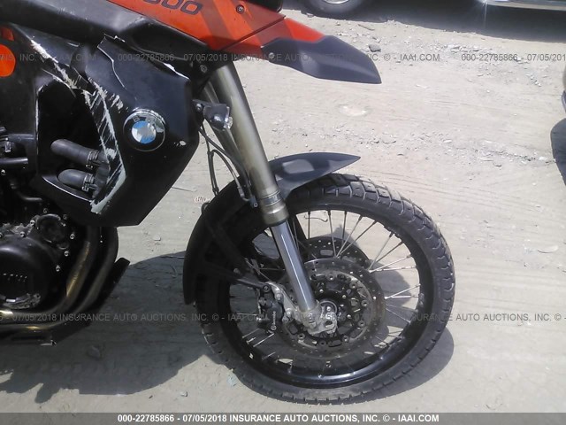 WB1022902AZU02363 - 2010 BMW F800 GS ORANGE photo 5