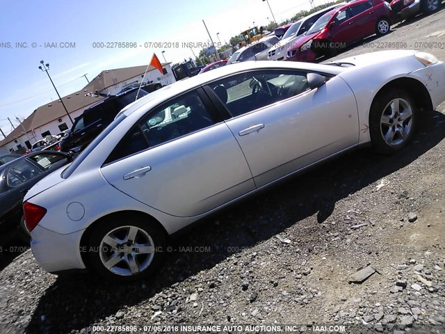 1G2ZG57B494217102 - 2009 PONTIAC G6 SILVER photo 4