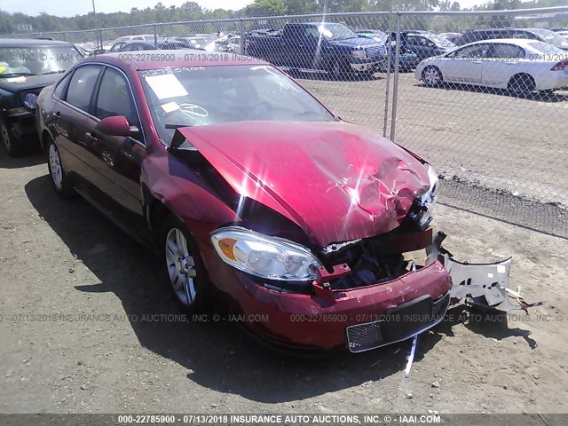 2G1WB5E33E1115930 - 2014 CHEVROLET IMPALA LIMITED LT RED photo 1