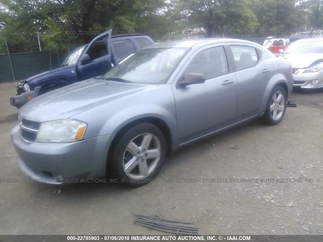 1B3LC56R08N211089 - 2008 DODGE AVENGER SXT SILVER photo 2