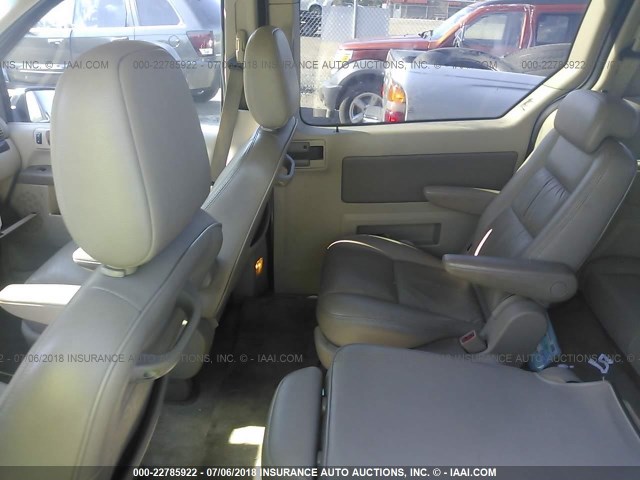 2FMZA52236BA12310 - 2006 FORD FREESTAR SEL TAN photo 8