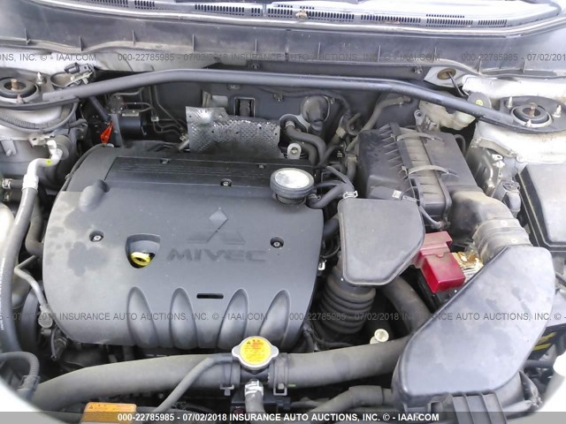 JA4LS21W39Z005430 - 2009 MITSUBISHI OUTLANDER ES ვერცხლისფერი ფოტო 10