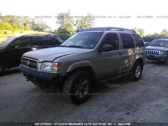 JN8DR09Y23W833269 - 2003 NISSAN PATHFINDER LE/SE TAN photo 2