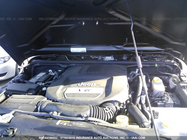 1C4AJWAG2HL594097 - 2017 JEEP WRANGLER SPORT BLACK photo 10