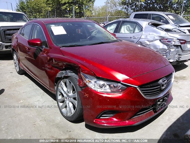 JM1GL1V52H1110490 - 2017 MAZDA 6 TOURING RED photo 1