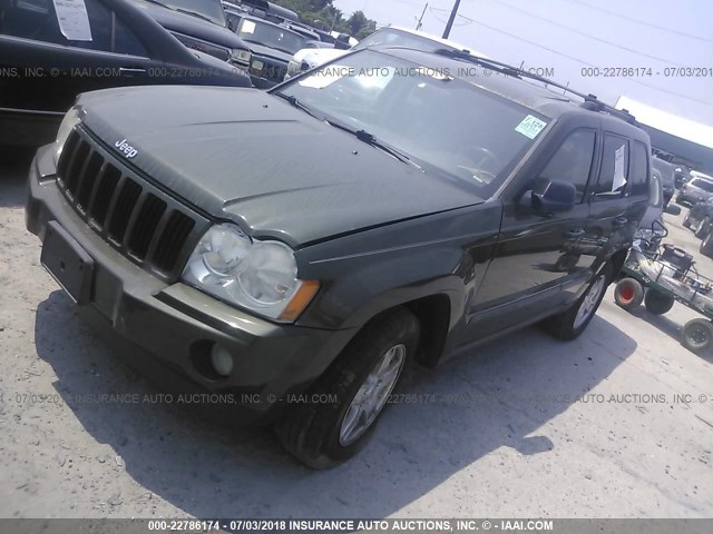 1J8GR48K27C524415 - 2007 JEEP GRAND CHEROKEE LAREDO/COLUMBIA/FREEDOM 绿色 照片 2