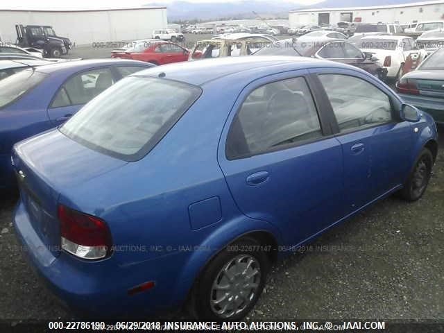 KL1TD52695B307752 - 2005 CHEVROLET AVEO LS Unknown photo 4