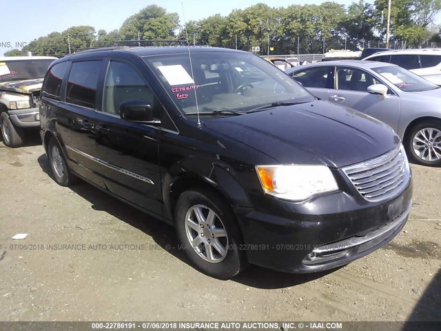 2A4RR5DG2BR744963 - 2011 CHRYSLER TOWN & COUNTRY TOURING BLACK photo 1