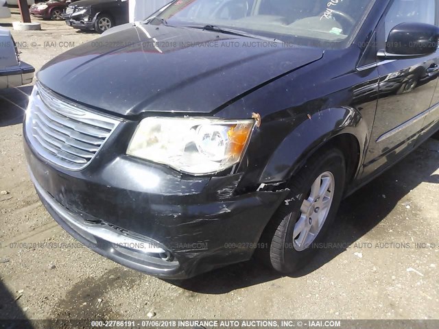 2A4RR5DG2BR744963 - 2011 CHRYSLER TOWN & COUNTRY TOURING BLACK photo 6