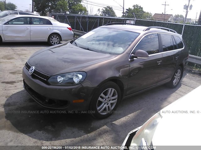 3VWPL7AJ9DM603423 - 2013 VOLKSWAGEN JETTA TDI BROWN photo 2