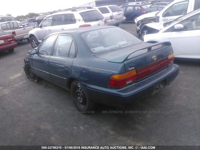 1NXAE00E4PZ103258 - 1993 TOYOTA COROLLA LE GREEN photo 3