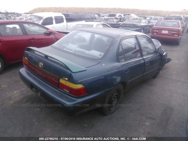 1NXAE00E4PZ103258 - 1993 TOYOTA COROLLA LE 绿色 照片 4