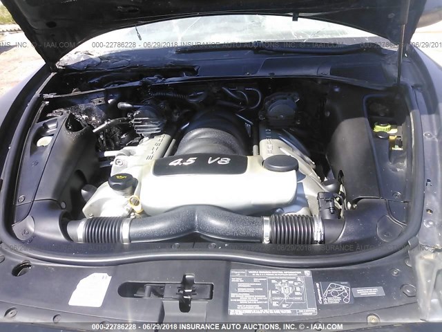 WP1AB29P64LA66100 - 2004 PORSCHE CAYENNE BLUE photo 10