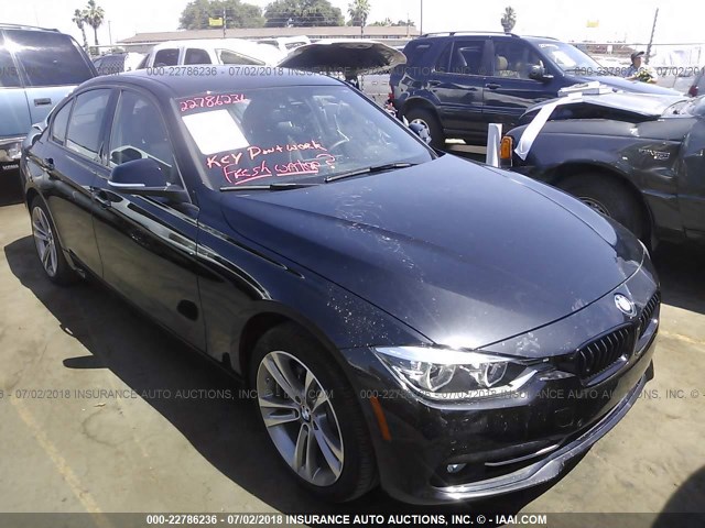 WBA8E9G50GNT85130 - 2016 BMW 328 I SULEV BLACK photo 1