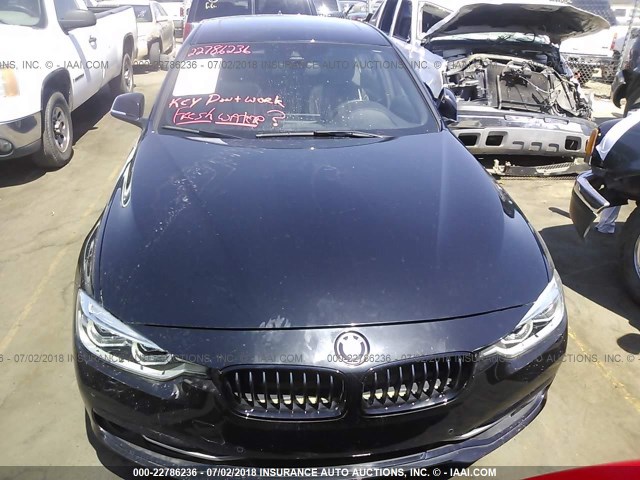 WBA8E9G50GNT85130 - 2016 BMW 328 I SULEV BLACK photo 6
