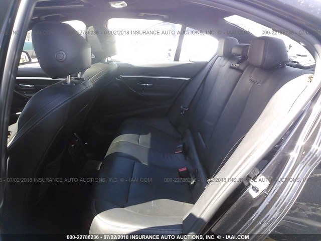 WBA8E9G50GNT85130 - 2016 BMW 328 I SULEV BLACK photo 8
