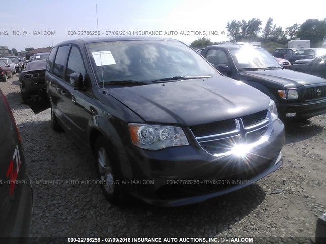 2C4RDGBG2FR687124 - 2015 DODGE GRAND CARAVAN SE GRAY photo 1