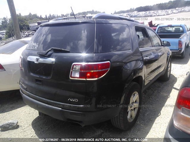 5GZEV23728J195552 - 2008 SATURN OUTLOOK XR შავი ფოტო 4