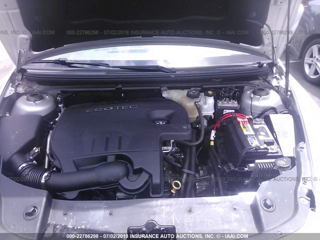 1G1ZC5E17BF102871 - 2011 CHEVROLET MALIBU 1LT 银色 照片 10