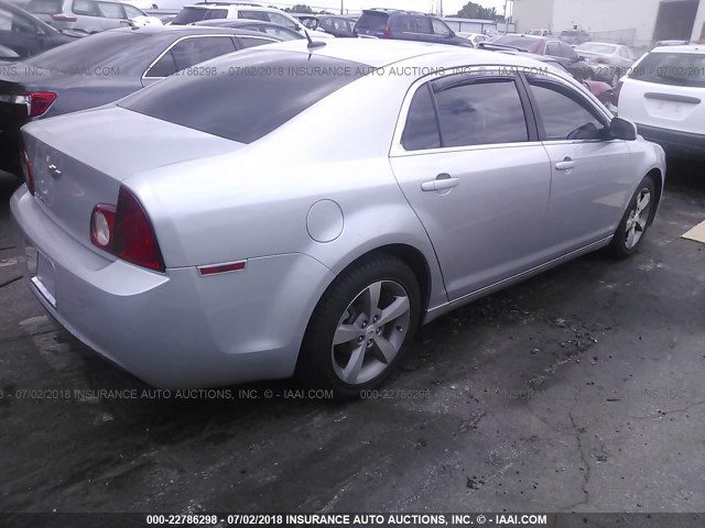 1G1ZC5E17BF102871 - 2011 CHEVROLET MALIBU 1LT 银色 照片 4
