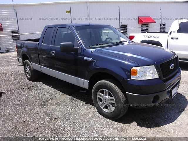 1FTPX14526NA70357 - 2006 FORD F150 Niebieski zdjęcie 1