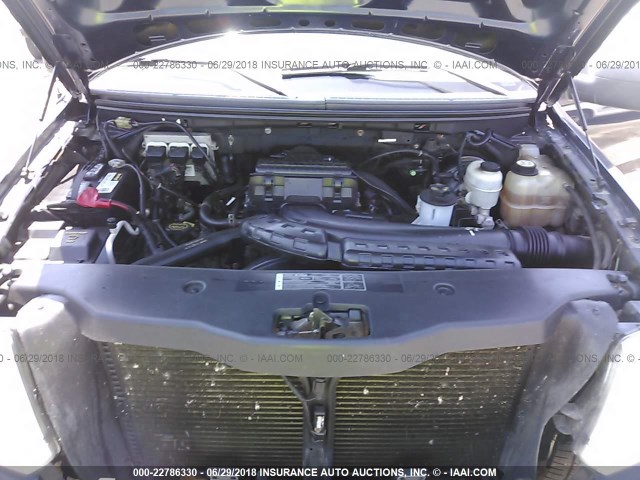 1FTPX14526NA70357 - 2006 FORD F150 Niebieski zdjęcie 10