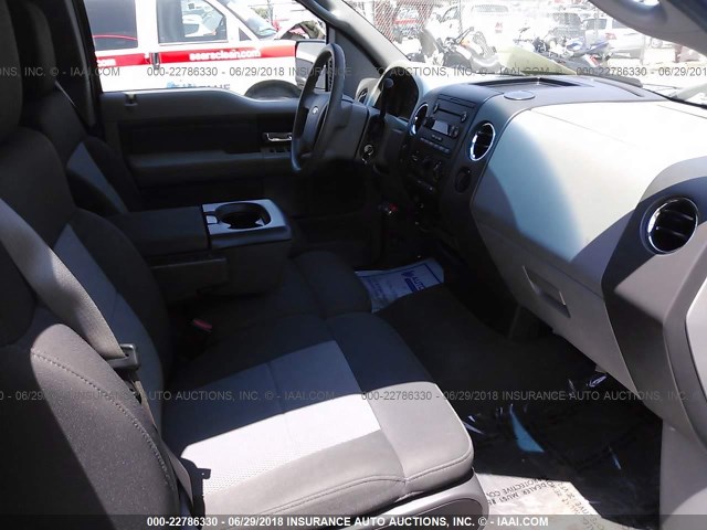 1FTPX14526NA70357 - 2006 FORD F150 Niebieski zdjęcie 5