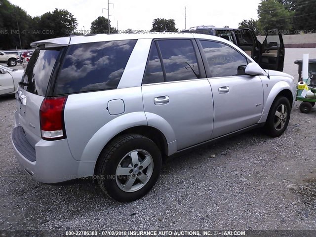 5GZCZ33Z87S866461 - 2007 SATURN VUE HYBRID SILVER photo 4