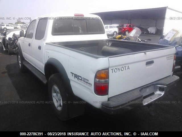 5TEGN92N43Z282905 - 2003 TOYOTA TACOMA DOUBLE CAB PRERUNNER SILVER photo 3