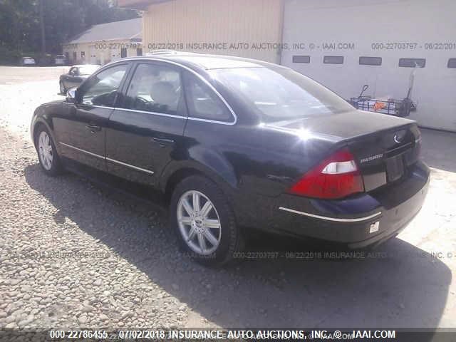 1FAHP25106G122634 - 2006 FORD FIVE HUNDRED LIMITED BLACK photo 3