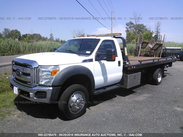 1FDUF5GY3CEA89946 - 2012 FORD F550 SUPER DUTY WHITE photo 2