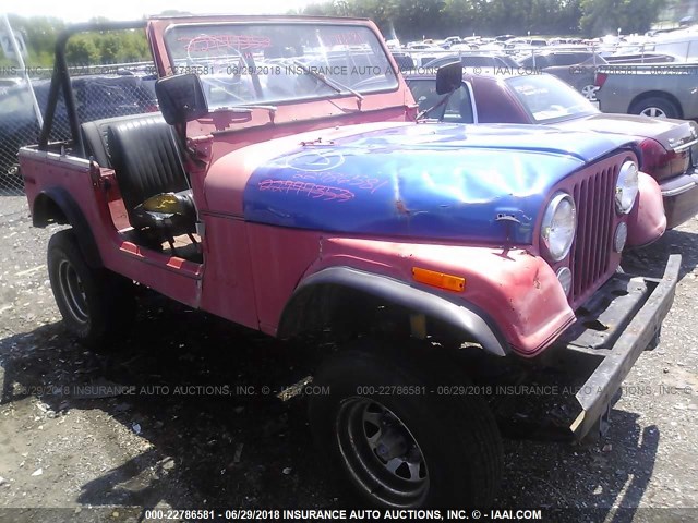 J7F93EA049630 - 1977 JEEP CJ-7 BROWN photo 1