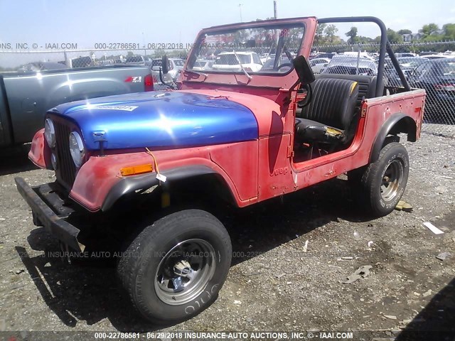 J7F93EA049630 - 1977 JEEP CJ-7 BROWN photo 2