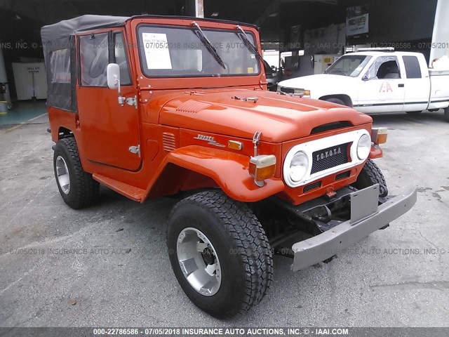 FJ40121467 - 1972 TOYOTA LAND CRUISER FJ40 ORANGE photo 6