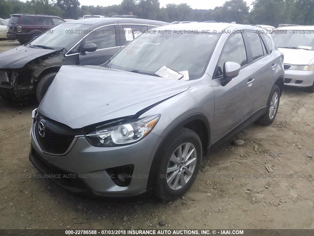 JM3KE4CY7F0439537 - 2015 MAZDA CX-5 TOURING SILVER photo 2