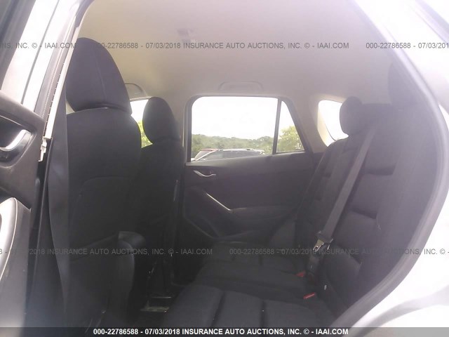 JM3KE4CY7F0439537 - 2015 MAZDA CX-5 TOURING SILVER photo 8