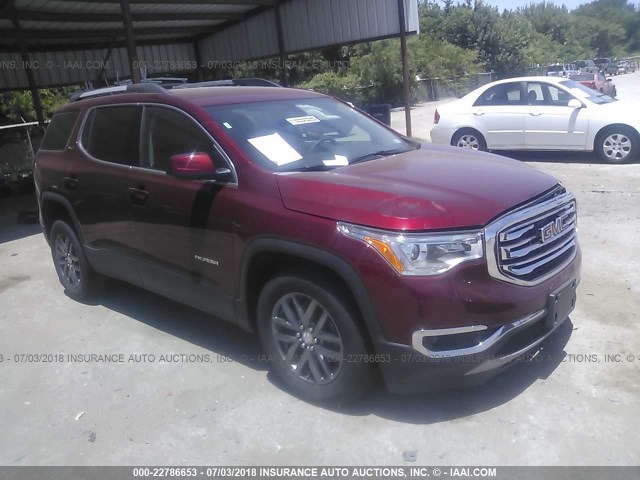 1GKKNMLS9JZ147028 - 2018 GMC ACADIA SLT-1 Kasztanowy zdjęcie 1