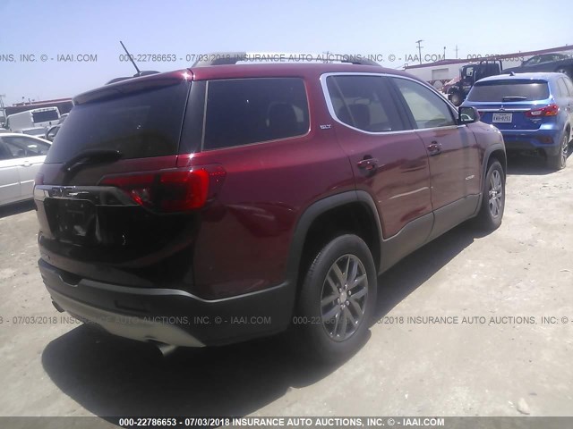 1GKKNMLS9JZ147028 - 2018 GMC ACADIA SLT-1 Kasztanowy zdjęcie 4