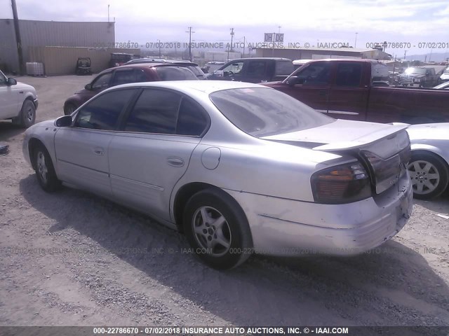 1G2HX54K724137217 - 2002 PONTIAC BONNEVILLE SE SILVER photo 3