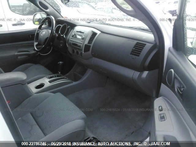 3TMJU62N65M003977 - 2005 TOYOTA TACOMA DOUBLE CAB PRERUNNER WHITE photo 5