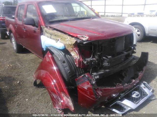 1N6AD0EV7HN746714 - 2017 NISSAN FRONTIER S/SV/SL/PRO-4X MAROON photo 1