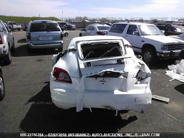 1C3AN69L84X009696 - 2004 CHRYSLER CROSSFIRE LIMITED WHITE photo 8