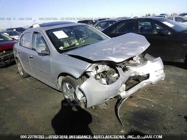 1G1AZ52F057662726 - 2005 CHEVROLET COBALT LT SILVER photo 1