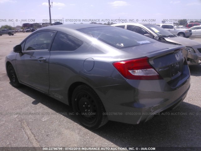 2HGFG4A50DH700028 - 2013 HONDA CIVIC SI GRAY photo 3