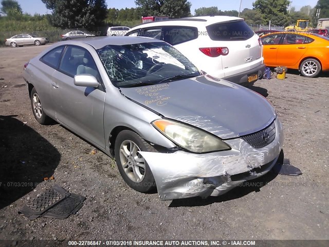 4T1CE38P04U801569 - 2004 TOYOTA CAMRY SOLARA SE/SLE ვერცხლისფერი ფოტო 1